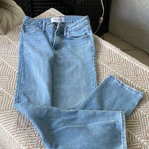 Just Black Light Blue Straight Leg Jeans